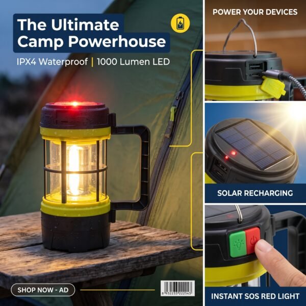 Rechargeable LED Camping Light